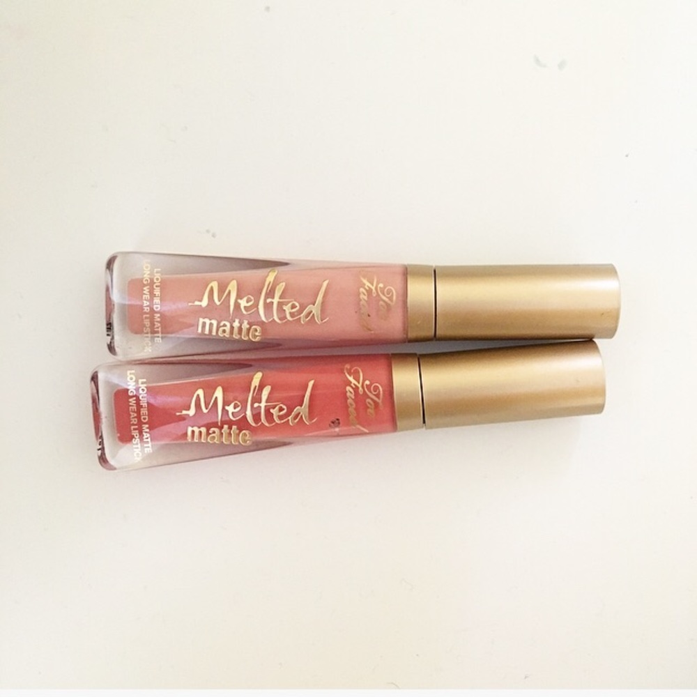 Too Faced melted matte liquid lipstick 2x